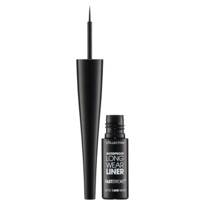 Collection Faststroke Waterproof Black Eyeliner - British product