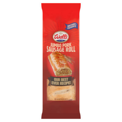 Wall's Jumbo Pork sausage roll 130g (British brand)