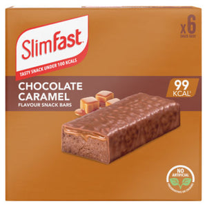 SlimFast Chocolate Caramel Treats Snack Bars 6 Pack