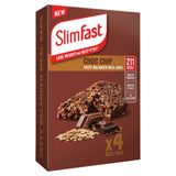 SlimFast Mahlzeitenersatzriegel mit Schokoladenstückchen, 4 x 60 g