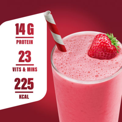 SlimFast strawberry meal replacement shake powder 365g (British brand)