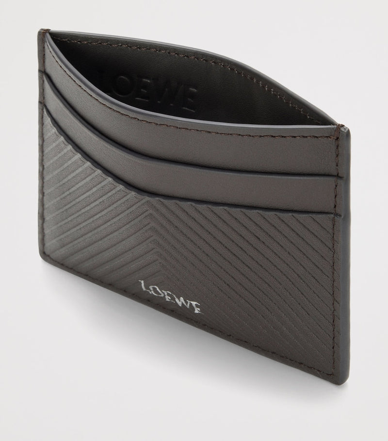 LOEWE leather chevron card holder - British product