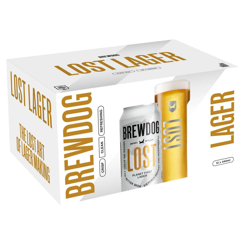 BrewDog Lost Lager lager 12 x 440ml - British product