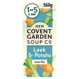 New Covent Garden Leek & Potato Soup 560g, imported from the UK