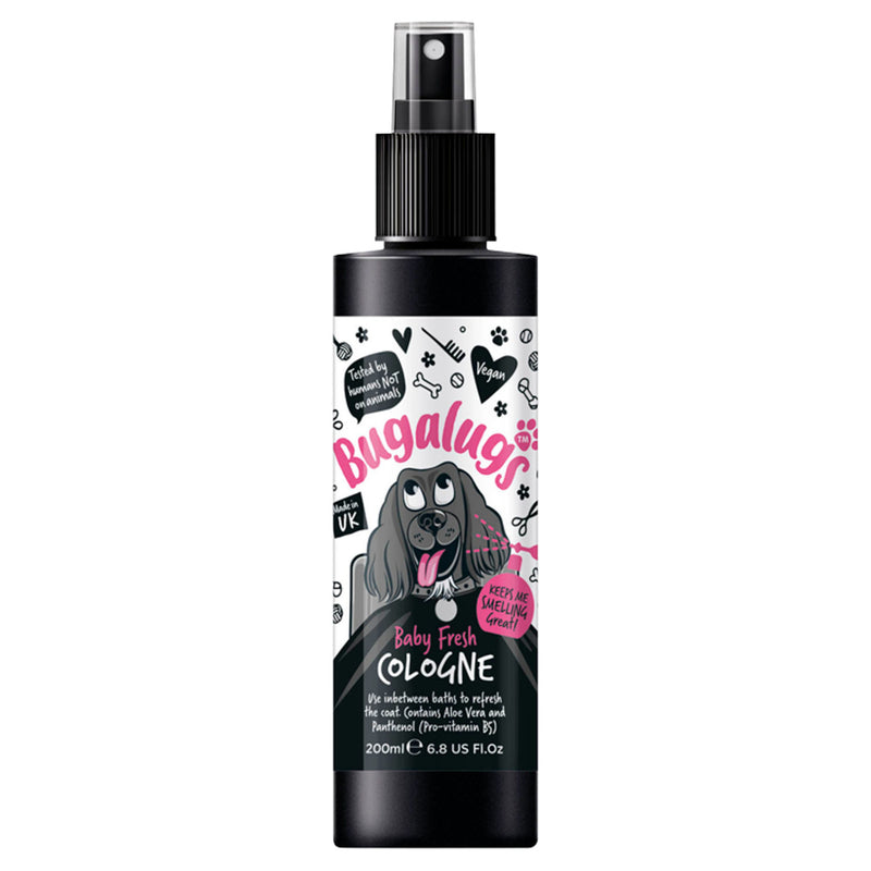 Bugalugs Baby Fresh Cologne Dog Spray 200ml - British product
