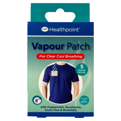 Healthpoint Vapour Patches Peppermint Blend 5 Pack, UK version