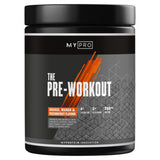 MyProtein pre-workout powder Orange Mango Passionfruit 465g, imported from the UK