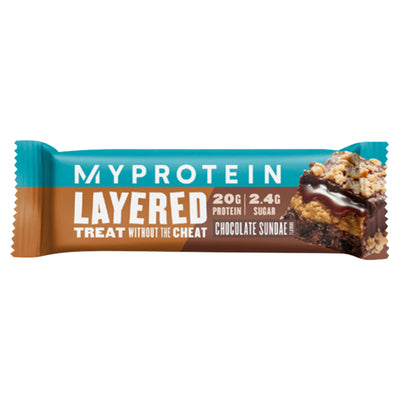 ASDA MyProtein Layered Treat without the Cheat Chocolate Sundae Flavour High Protein Snack- Buy online at McGrocer