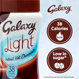 Galaxy light hot chocolate 210g, imported from the UK
