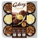 Galaxy Assorted Milk Chocolate Cupcakes 9 Pack, UK version