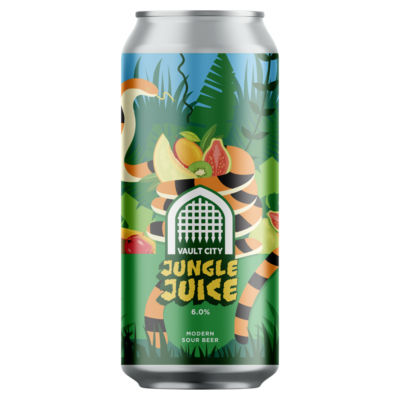 Vault City Jungle Juice sour beer 440ml, imported from the UK