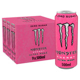 ASDA Monster Ultra Rosa Zero Sugar Energy Drink 9 x 500ml Cans- Buy online at McGrocer
