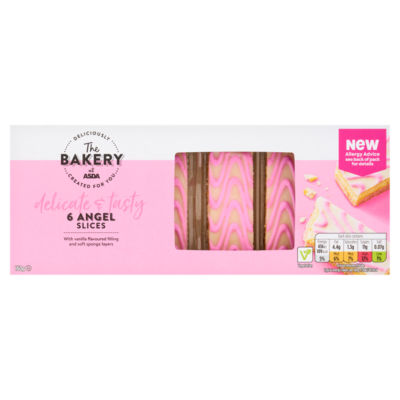 ASDA angel cake slices 160g - British product
