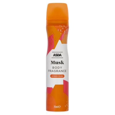 ASDA Amber Musk Body Fragrance Spray 75ml - British product