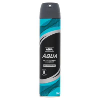 ASDA Aqua anti-perspirant deodorant spray 250ml - British product