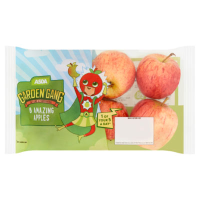 ASDA Garden Gang assorted apples 6 pack - British product