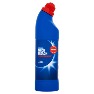 ASDA Original Thick Bleach Cleaning Liquid 750ml bottle - British product