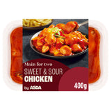 ASDA Main pour deux personnes, poulet aigre-doux, plat micro-ondable 400 g