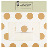 BAKE by ASDA gold spotty cupcake boxes 2 pack - British product