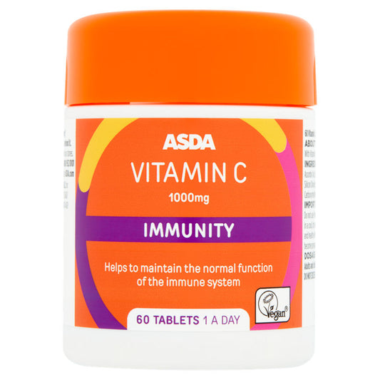 ASDA Vitamin C 1000mg Immunity Tablets - McGrocer