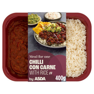 ASDA Chilli Con Carne with Rice Meal Tray 400g