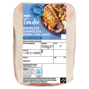 ASDA Tender Boneless & Rindless Pork Loin Joint 700g