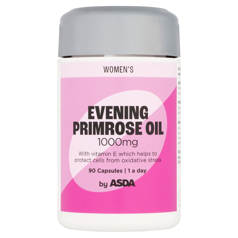 ASDA Women's Evening Primrose Oil 1000mg 90 capsules - British product