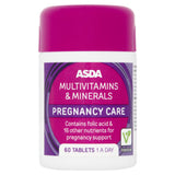 ASDA multivitamin pregnancy tablets 60 count, UK version