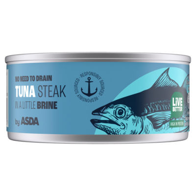 ASDA tuna steak in brine 110g - British product
