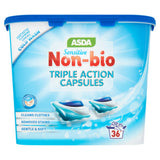 ASDA sensitive non-bio laundry capsules 36 pack, UK version