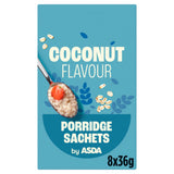 ASDA ASDA Porridge Coconut Flavour Instant Oat Sachets 8 x 36g- Buy online at McGrocer