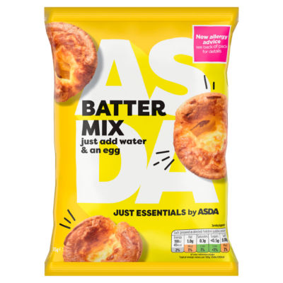 Just Essentials Pancake Yorkshire Batter Mix 125g, UK version