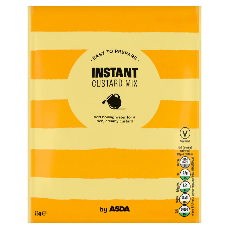 ASDA Instant Custard Mix 76g - British product