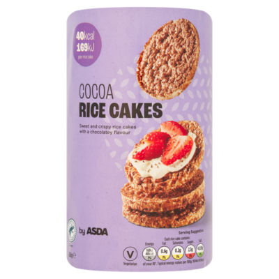 ASDA cocoa rice cakes 160g - British product