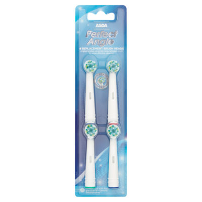 ASDA Perfect Angle 4 replacement brush heads - British product