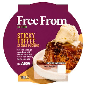 ASDA sticky toffee sponge pudding 110g - British product