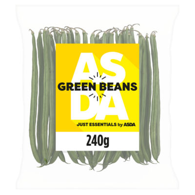 ASDA green beans 240g, imported from the UK