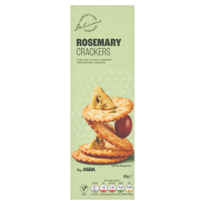 ASDA rosemary crackers 185g - British product