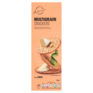 ASDA Multigrain Crackers 170g - British product