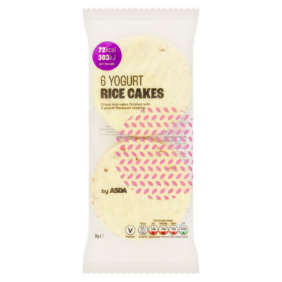 ASDA yogurt flavoured rice cakes 90g (British brand)