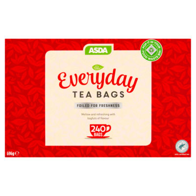 ASDA Everyday 240 black tea bags 696g - British product