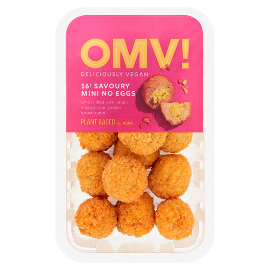 OMV! Deliciously Vegan 16 Savoury Mini No Eggs GOODS ASDA   