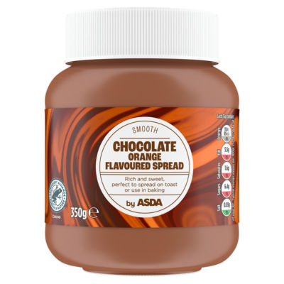 ASDA chocolate orange flavoured spread 350g - British product