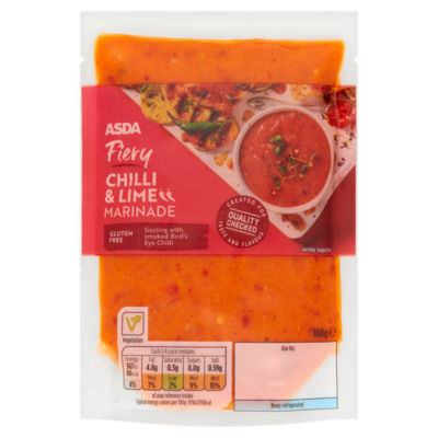 ASDA Fiery Chilli & Lime Marinade 180g - British product