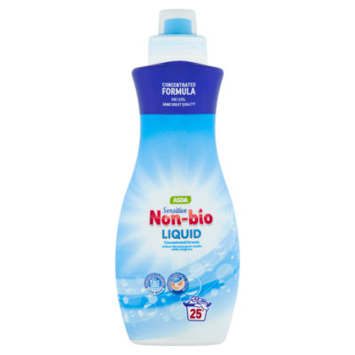 ASDA sensitive non-bio laundry liquid 875ml, imported from the UK