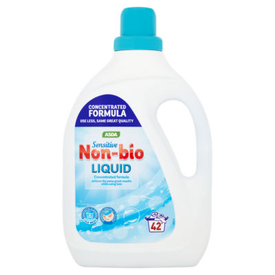 ASDA sensitive non-bio laundry liquid 1.47 litres - British product