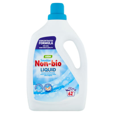 ASDA sensitive non-bio laundry liquid 2.17 litres, UK version