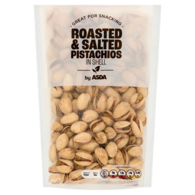 ASDA roasted and salted pistachios in shell 200g - British product