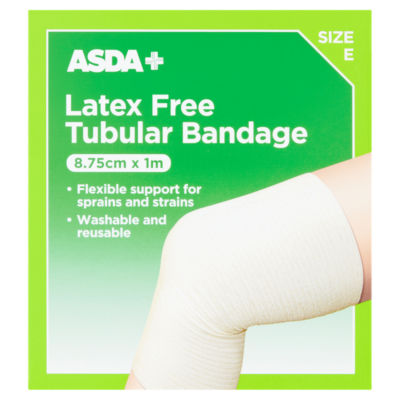 Asda Latex Free Tubular Bandage Size E 8.75cm - British product