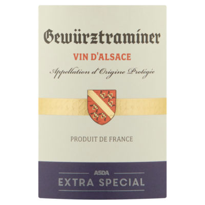 ASDA Extra Special Gewürztraminer Vin D'Alsace 75cl - British product